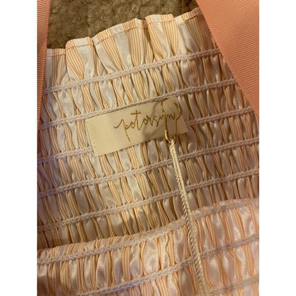 Petersyn Cherish Striped Midi Beach Melon Dress Size XS - Picture 5 of 9